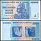 Zimbabwe 2008 100 Trillion Dollars Pick#91
